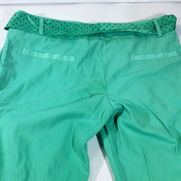 Defacto Mediterranean Fashion Beautiful Green 💚 Pant& Belt Size 36 - Picture 6 of 12